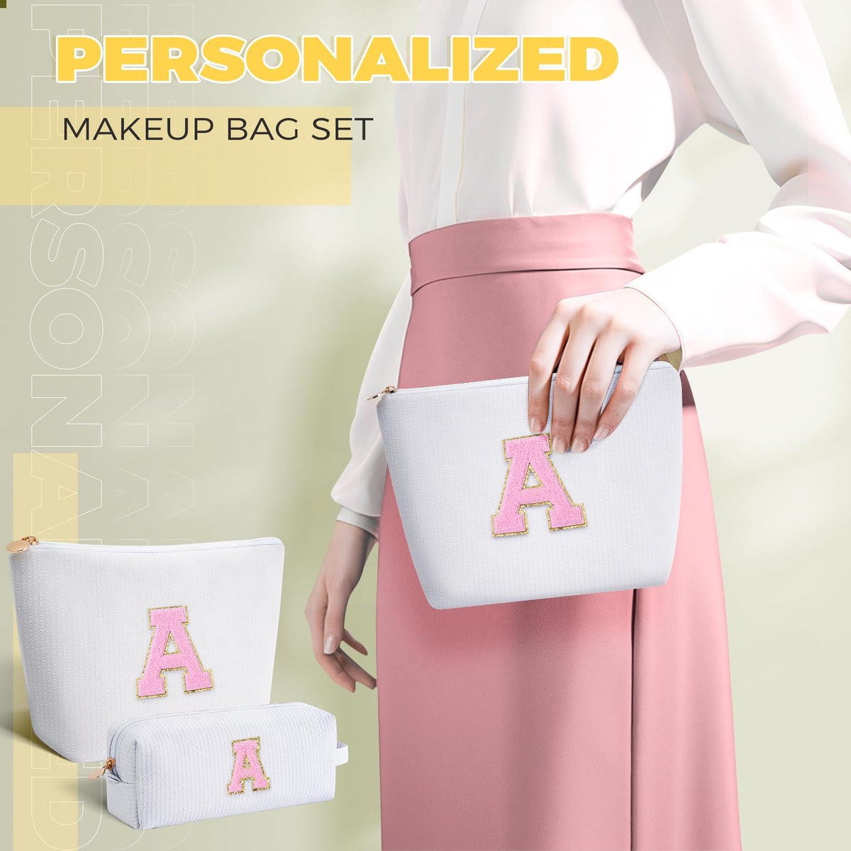 Trousse de maquillage Btffitting avec fermeture éclair