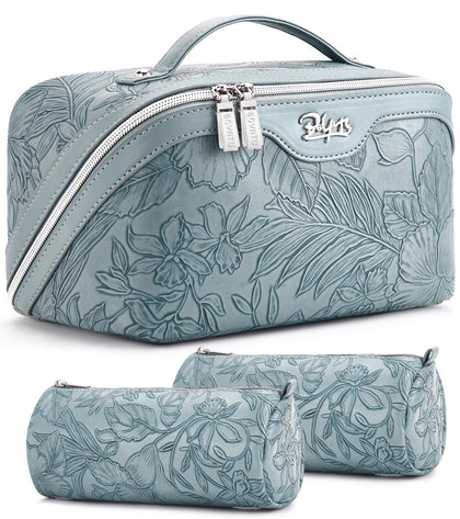 Trousse de maquillage de voyage BOYATU modèle floral vue de face