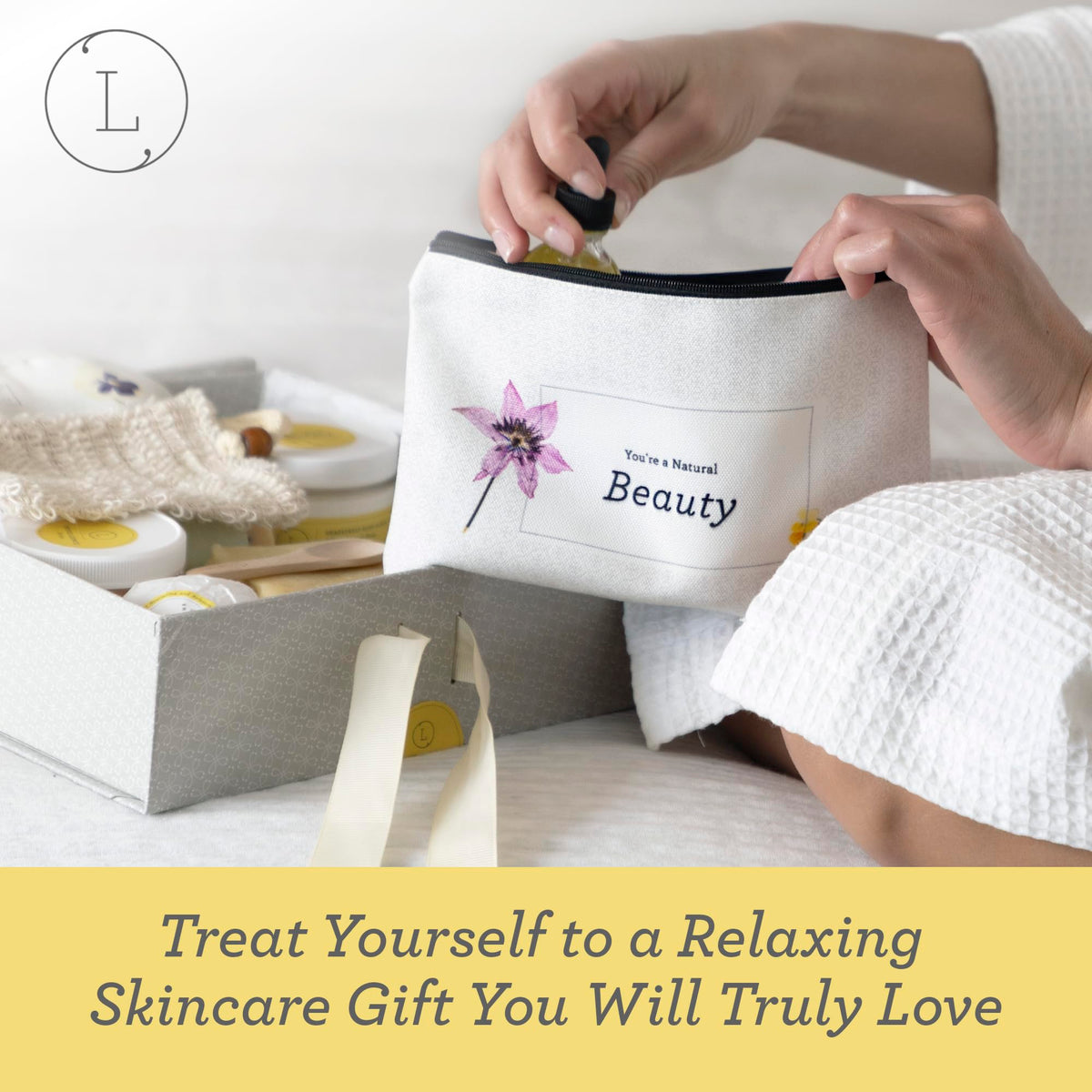 Trousse de maquillage du panier spa Citrus