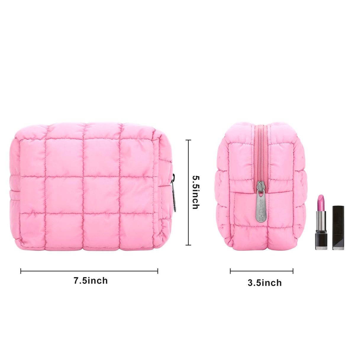 Trousse de Maquillage E-Tree ouverte avec produits de beauté à l'intérieur