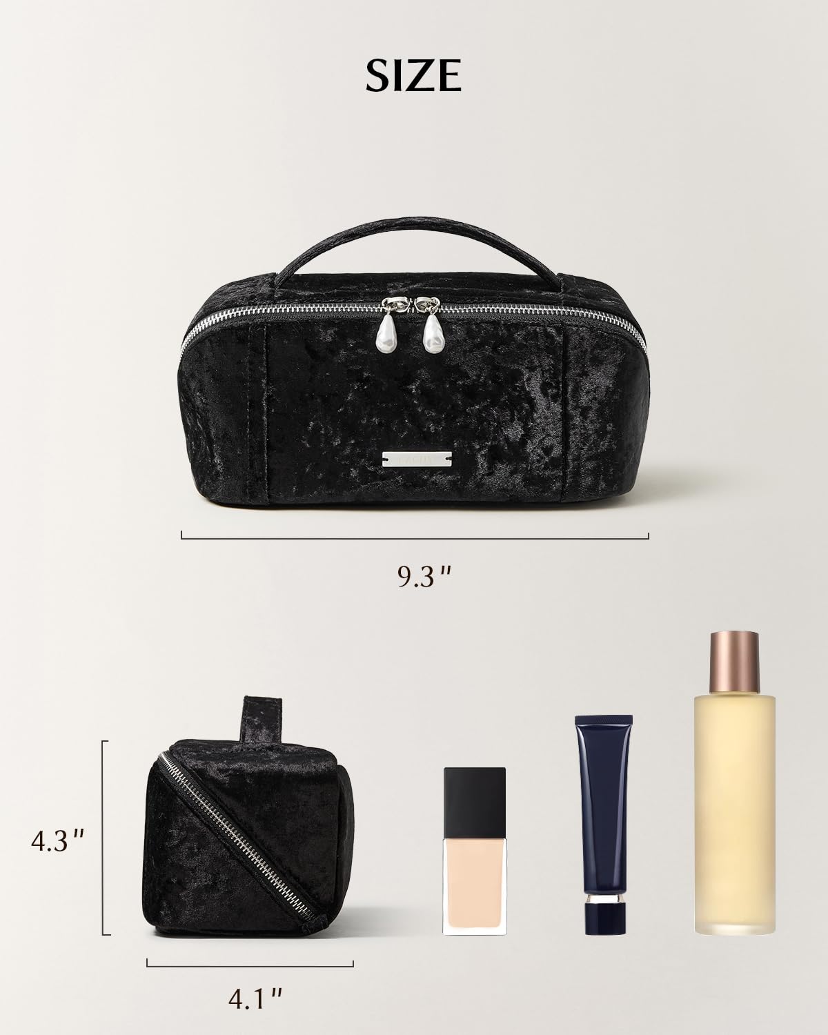 Trousse de maquillage EACHY avec accessoires de beauté