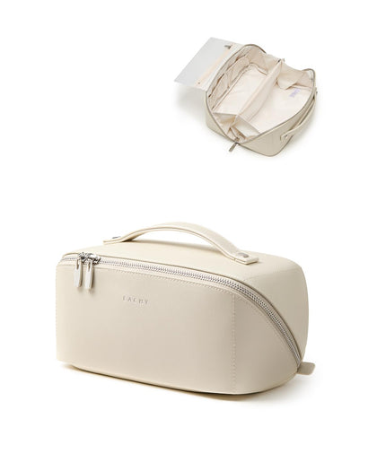 Trousse de maquillage EACHY blanche perle vue de face
