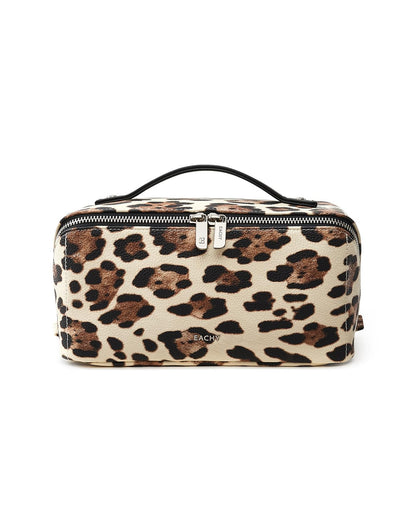 Trousse de maquillage EACHY imprimé léopard vue avant