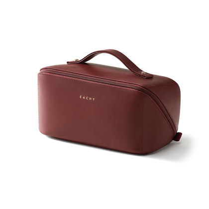 Trousse de maquillage EACHY rouge vue avant avec design plat