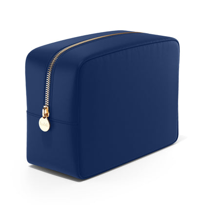 Trousse de maquillage Embla bleu marine vue de face