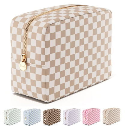 Trousse de maquillage Embla couleur rose vue avant