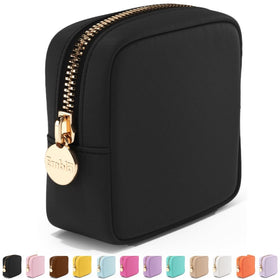 Trousse de maquillage Embla noire, vue de face