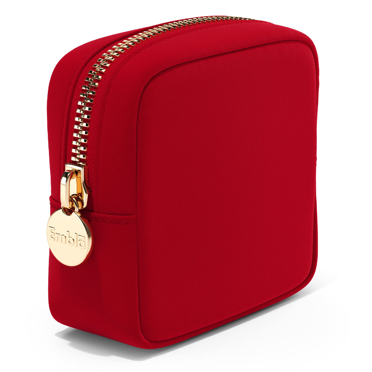 Trousse de maquillage Embla rouge rubis vue de face