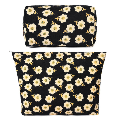 Trousse de maquillage fleurie SOIDRAM vue de face