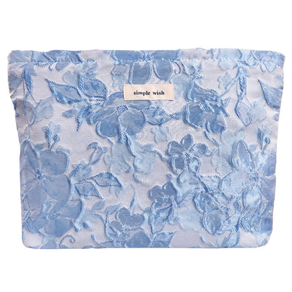 Trousse de maquillage florale STARDW vue avant avec design romantique
