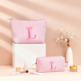 Trousse de maquillage Fohufo ouverte montrant son intérieur spacieux