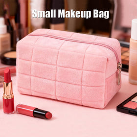 Trousse de maquillage HABUAETY vue de côté sur fond blanc