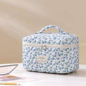 Trousse de maquillage HBselect vue de côté montrant les dimensions