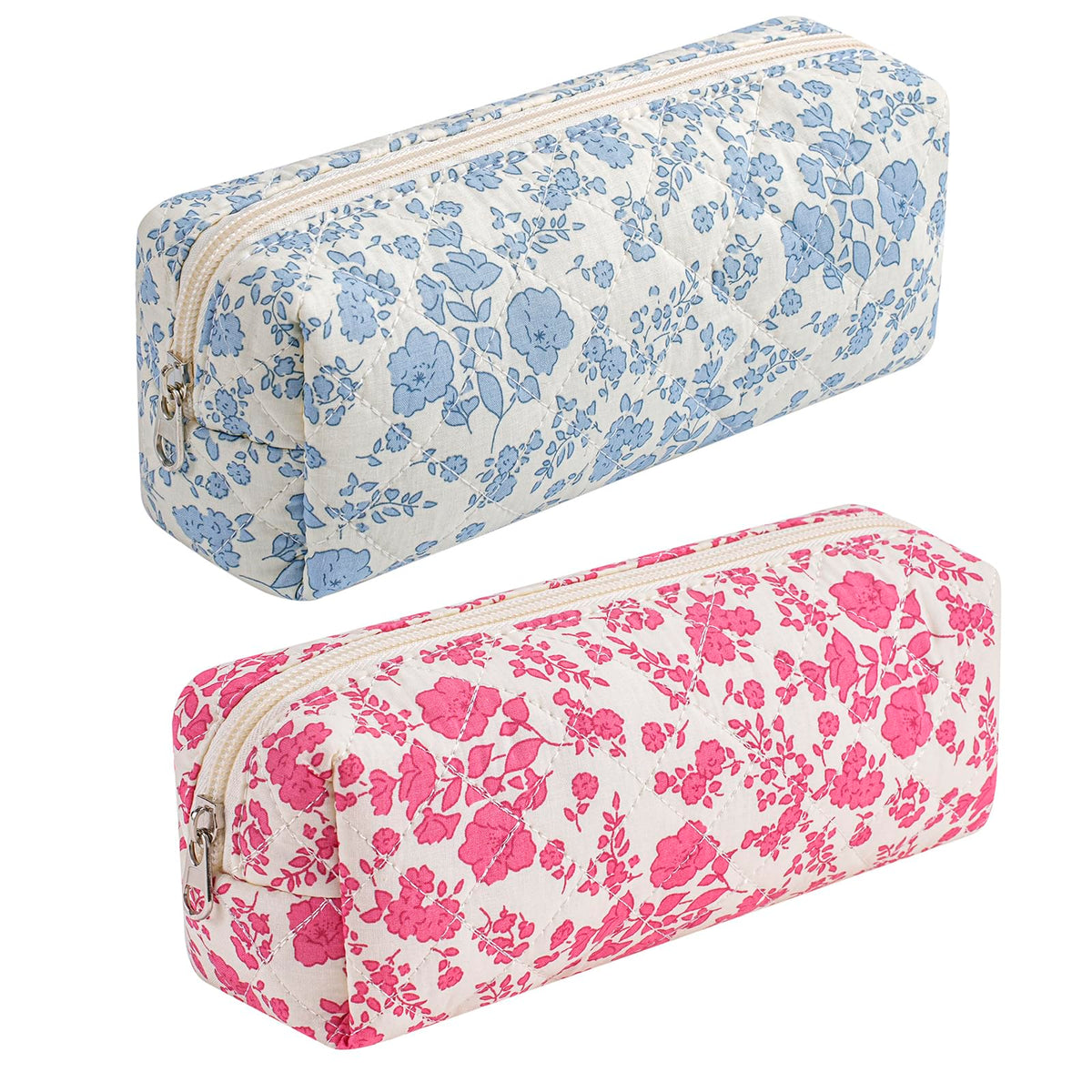 Trousse de maquillage HHQQWZ en coton floral vue avant