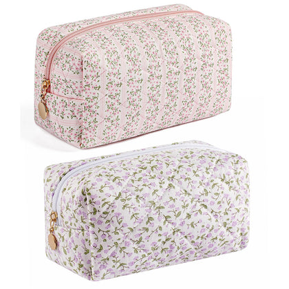 Trousse de maquillage HHQQWZ fleurs vue de face