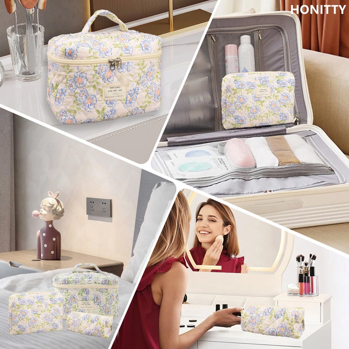 Trousse de maquillage honitty avec produits de beauté à l'intérieur
