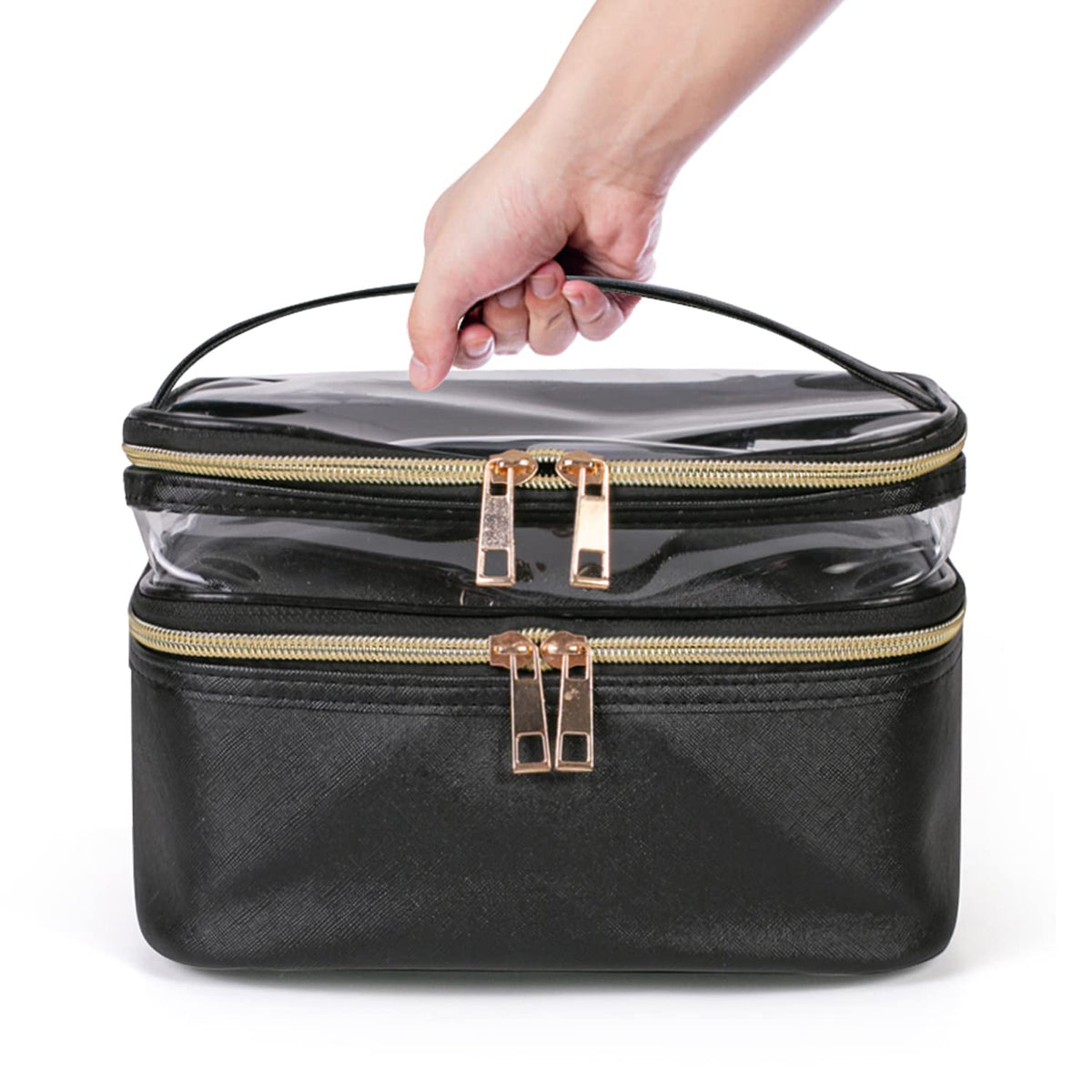 Trousse de maquillage imerelez dans un cadre de voyage