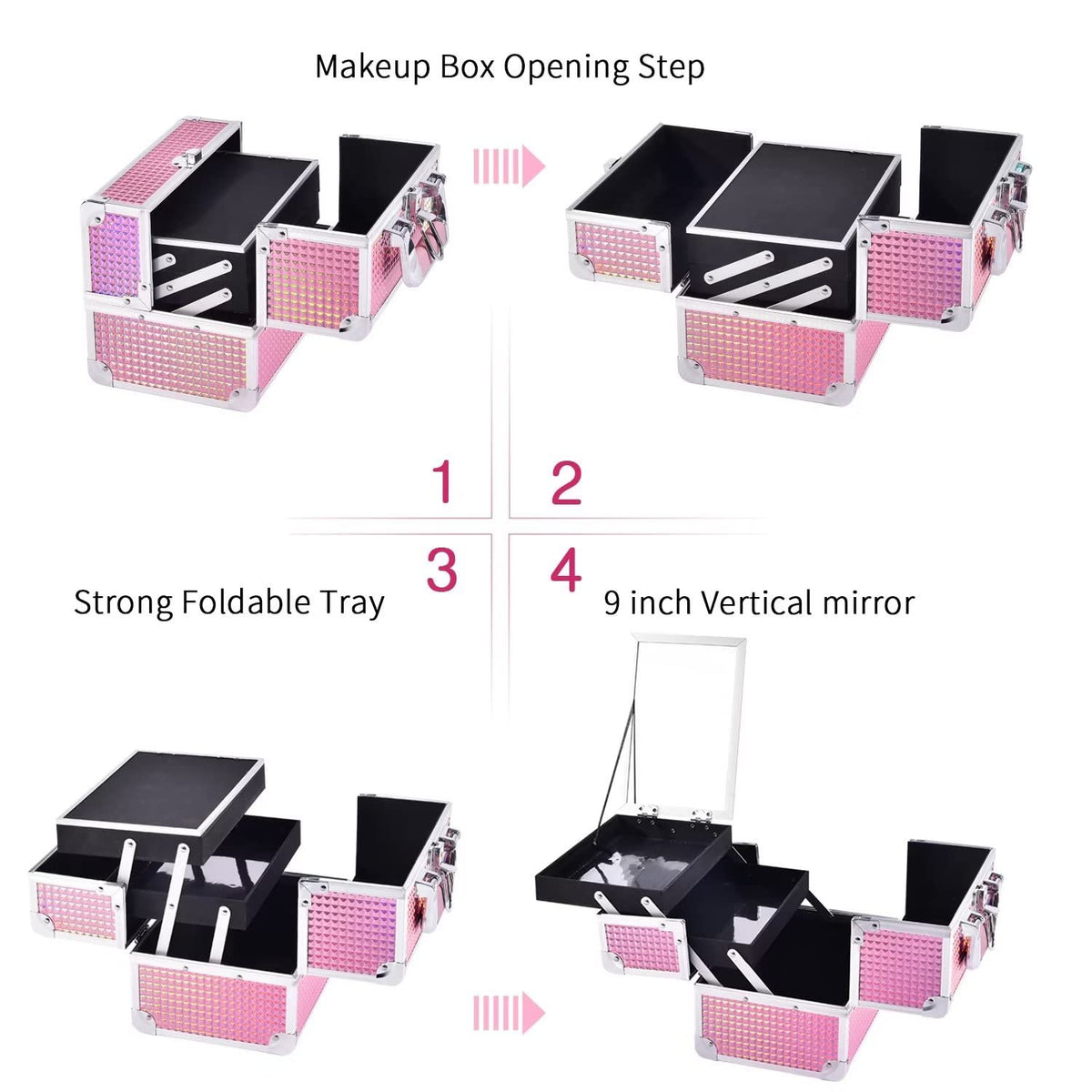 Trousse de maquillage Joligrace en extérieur