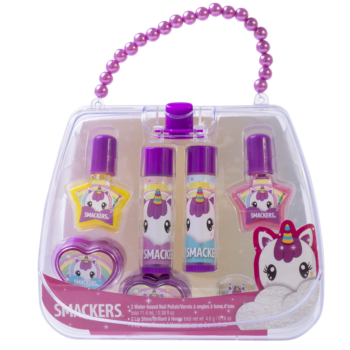 Trousse de maquillage Lip Smacker avec vernis et baumes à lèvres colorés