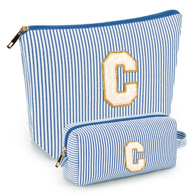 Trousse de maquillage mibasies bleu modèle 1 vue avant