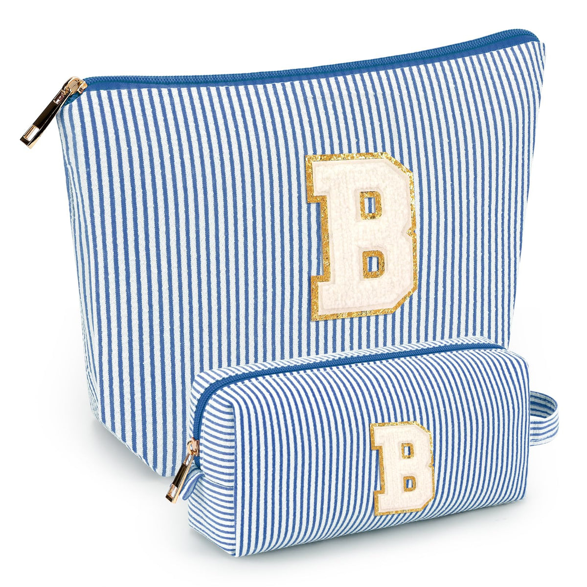 Trousse de maquillage mibasies bleue vue avant