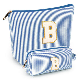 Trousse de maquillage mibasies bleue vue avant