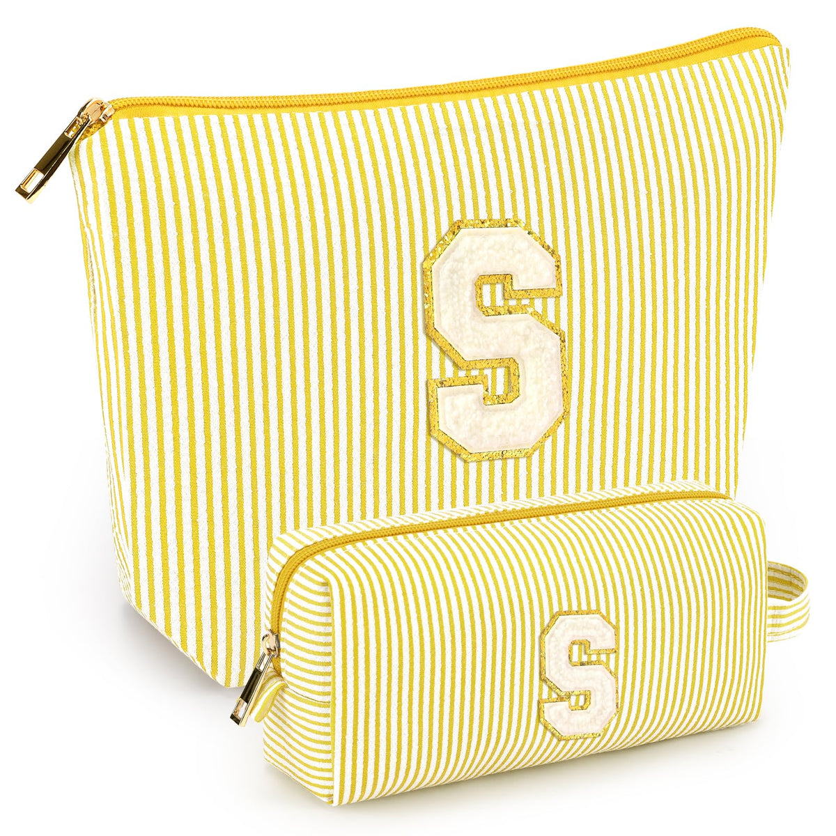 Trousse de maquillage mibasies jaune vue de face