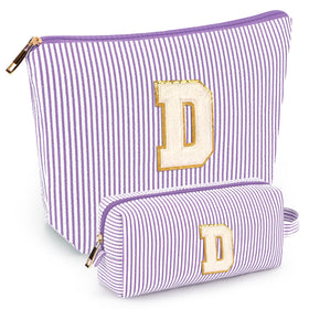 Trousse de maquillage mibasies violet vue de face