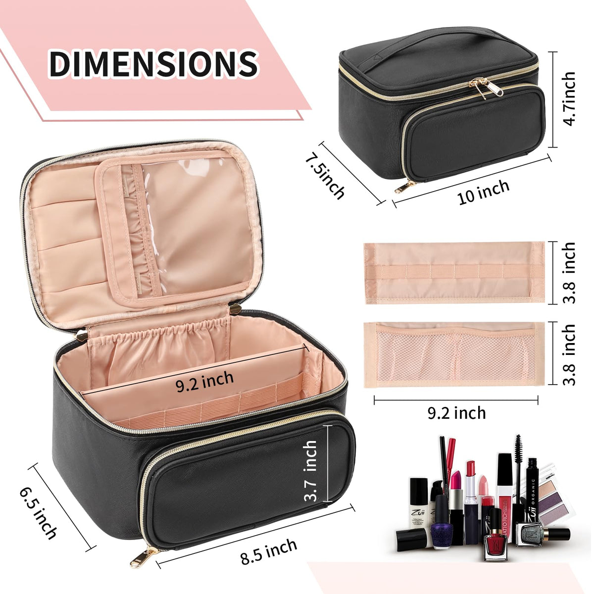 Trousse de maquillage OCHEAL avec accessoires de beauté