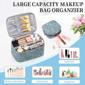 Trousse de maquillage OCHEAL posée sur une table avec accessoires