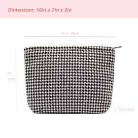 Trousse de maquillage PAZIMIIK avec zip métallique