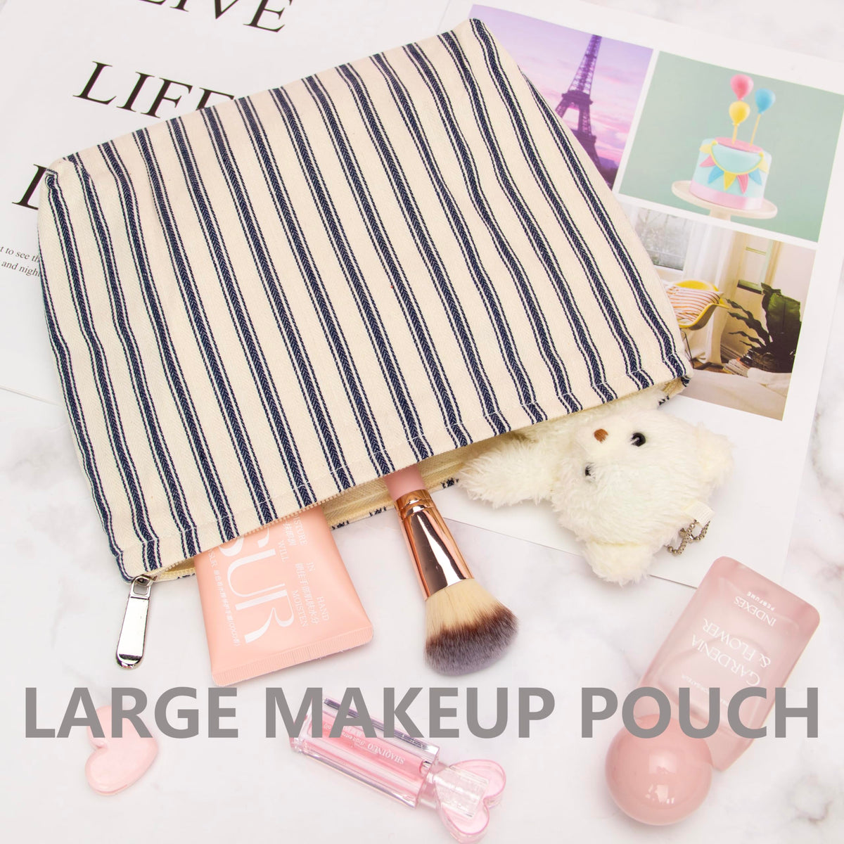 Trousse de maquillage PAZIMIIK dans un sac à main