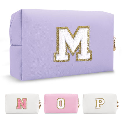 Trousse de maquillage personnalisée ChaoGreat avec patch en chenille doré