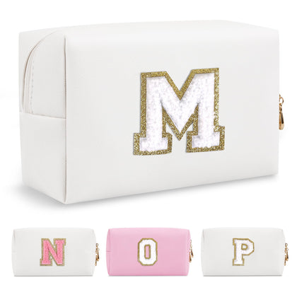 Trousse de maquillage personnalisée ChaoGreat Lettre M vue avant