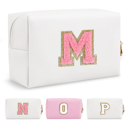 Trousse de maquillage personnalisée ChaoGreat Lettre M vue de face