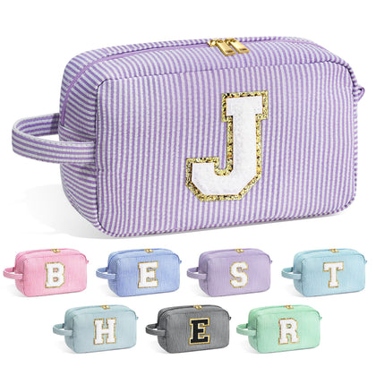 Trousse de maquillage personnelle YOOLIFE vue de face en violet