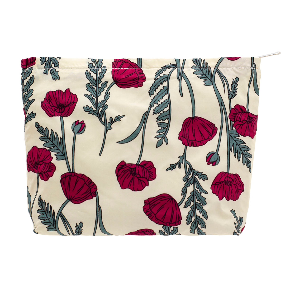 Trousse de maquillage plate PAZIMIIK beige vue de face