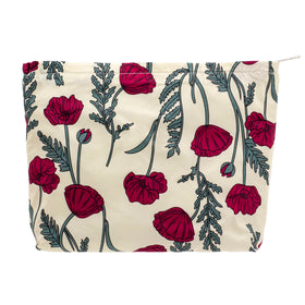Trousse de maquillage plate PAZIMIIK beige vue de face
