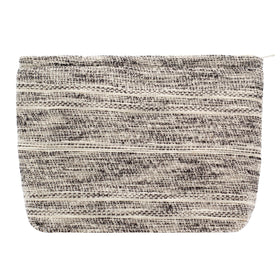 Trousse de maquillage plate PAZIMIIK gris ondulé vue de face