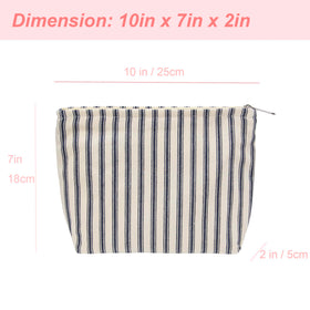 Trousse de maquillage plate PAZIMIIK ouverte avec cosmétiques