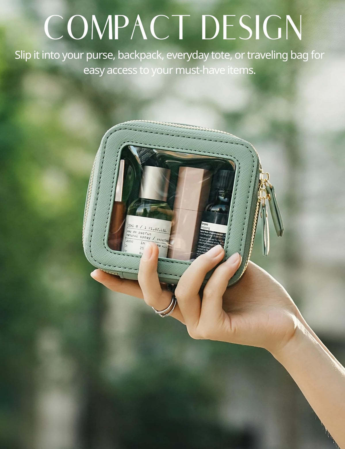 Trousse de maquillage Popvibe dans un sac à main