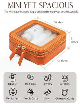 Trousse de maquillage Popvibe dans un véhicule avec accessoires visibles