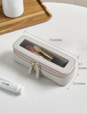 Trousse de maquillage Popvibe sur un fond de beauté