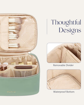 Trousse de maquillage Prite avec accessoires de beauté