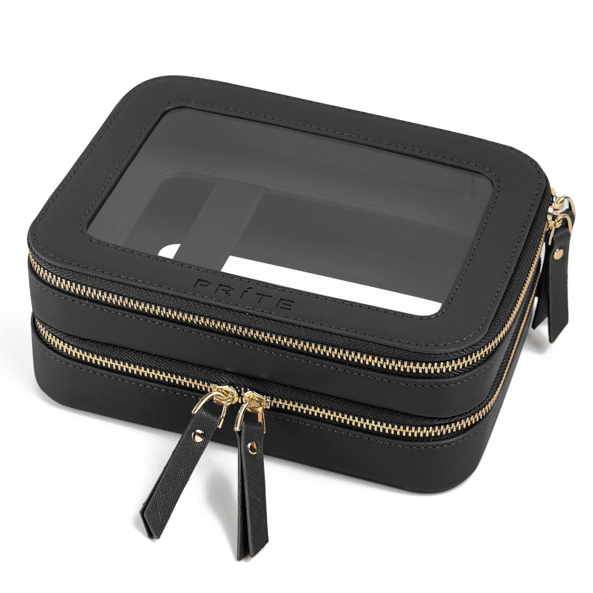 Trousse de maquillage Prite double couche vue de face