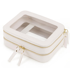 Trousse de maquillage Prite transparente vue de face