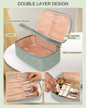 Trousse de maquillage Relavel avec fermeture éclair de haute qualité