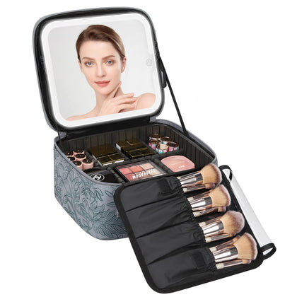Trousse de maquillage Relavel avec miroir LED, vue de face
