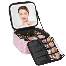 Trousse de maquillage Relavel avec miroir LED vue de face