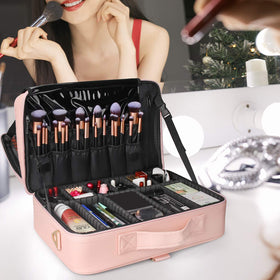 Trousse de maquillage Relavel côté avec zip et finition